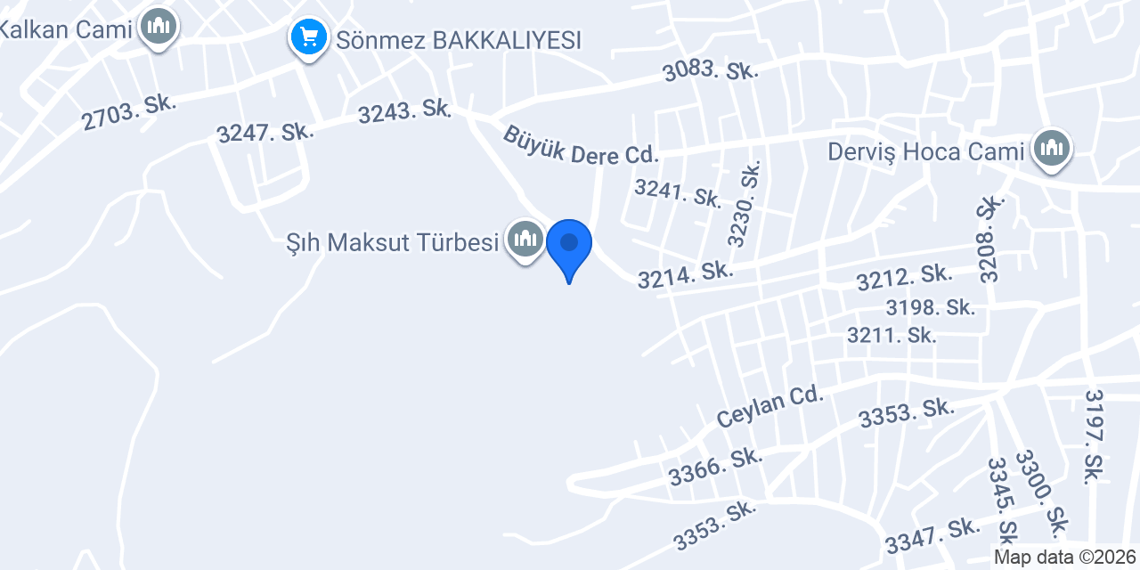 Tatlıcı konumu