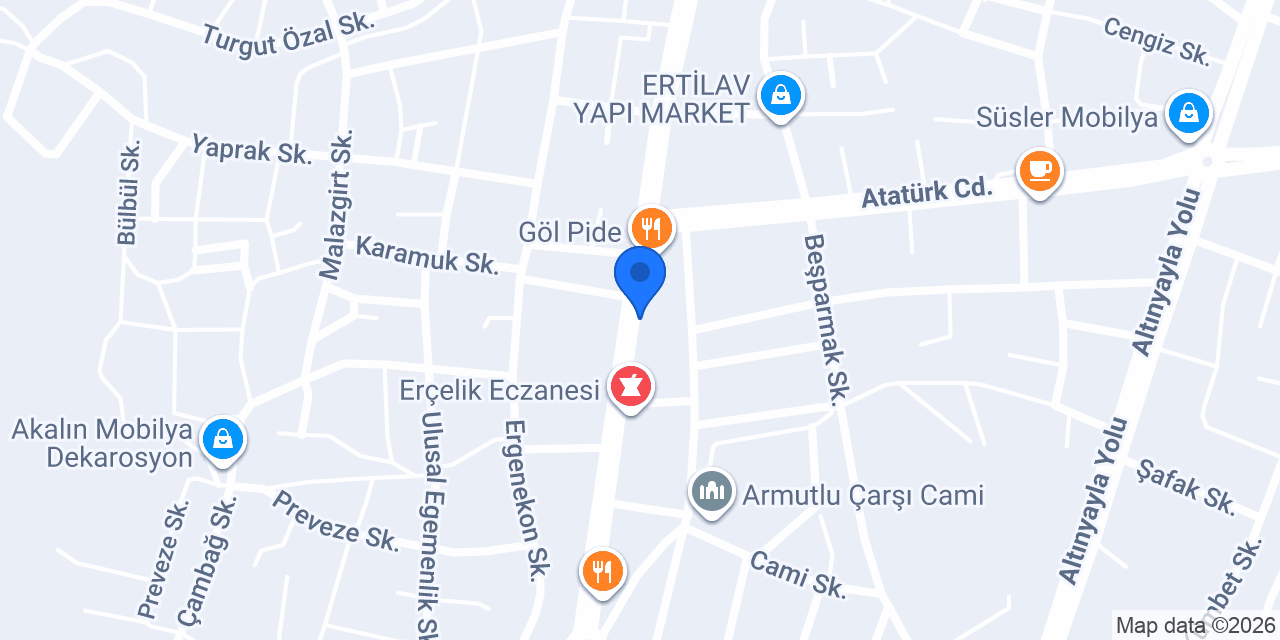 Akın Kokoreç konumu