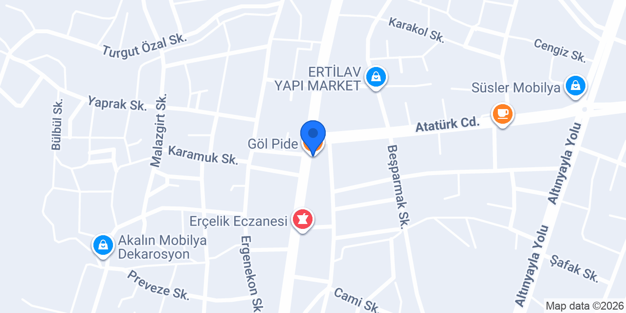 Göl Pide konumu