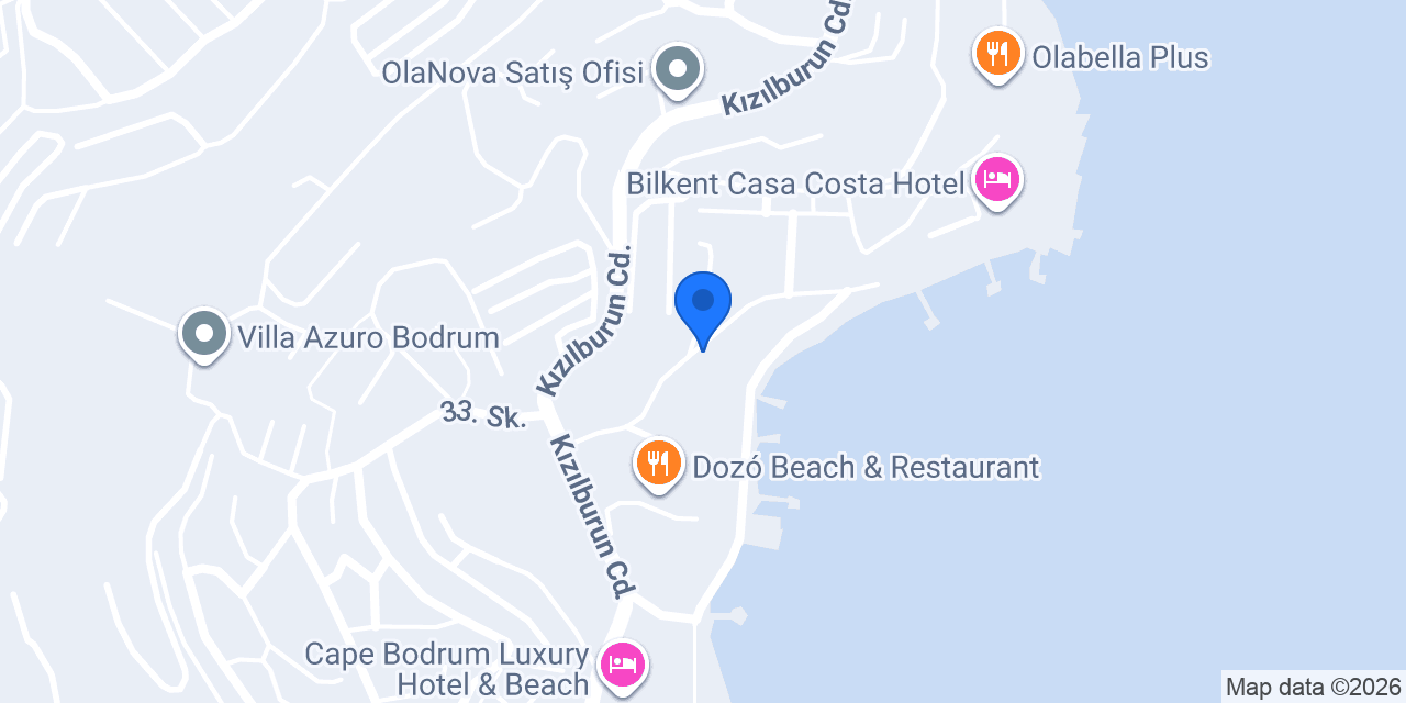 Deniz Beach Restorant konumu