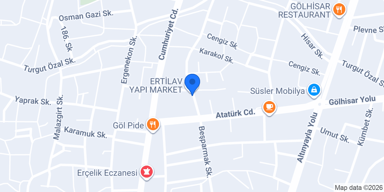 Akalın İnşaat konumu