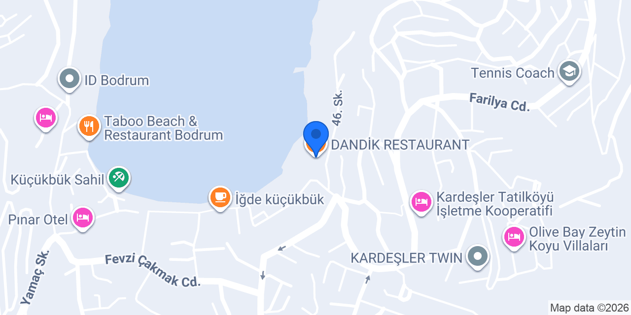 DANDİK RESTAURANT konumu