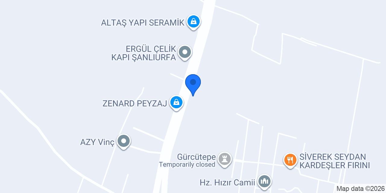 Şanlıurfa hurda konumu