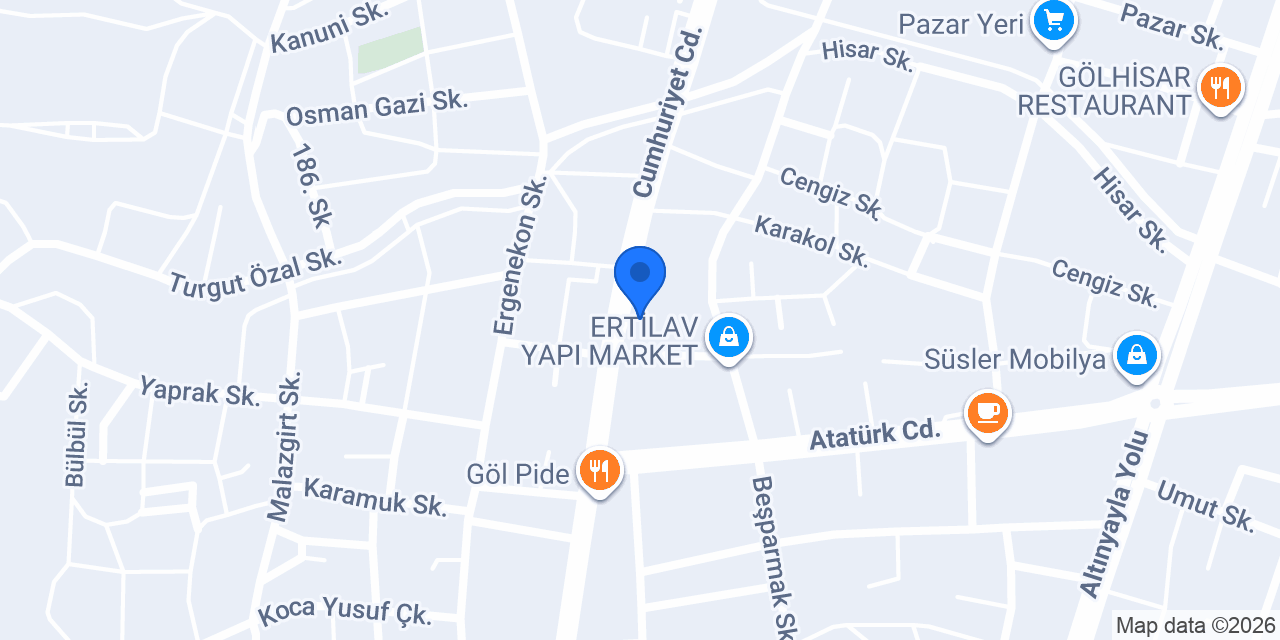 Evim Çay Tost Salonu konumu