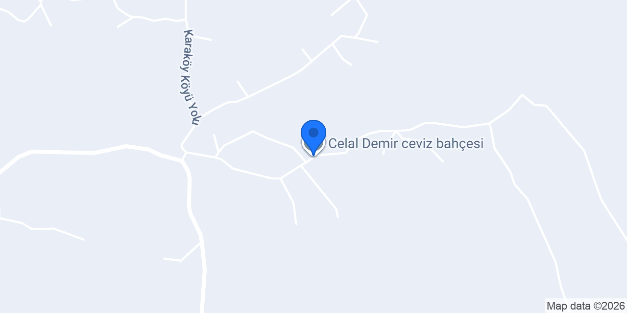 Celal Demir ceviz bahçesi konumu