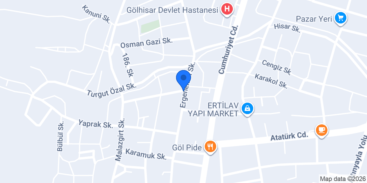 Tapu Müdürlüğü konumu
