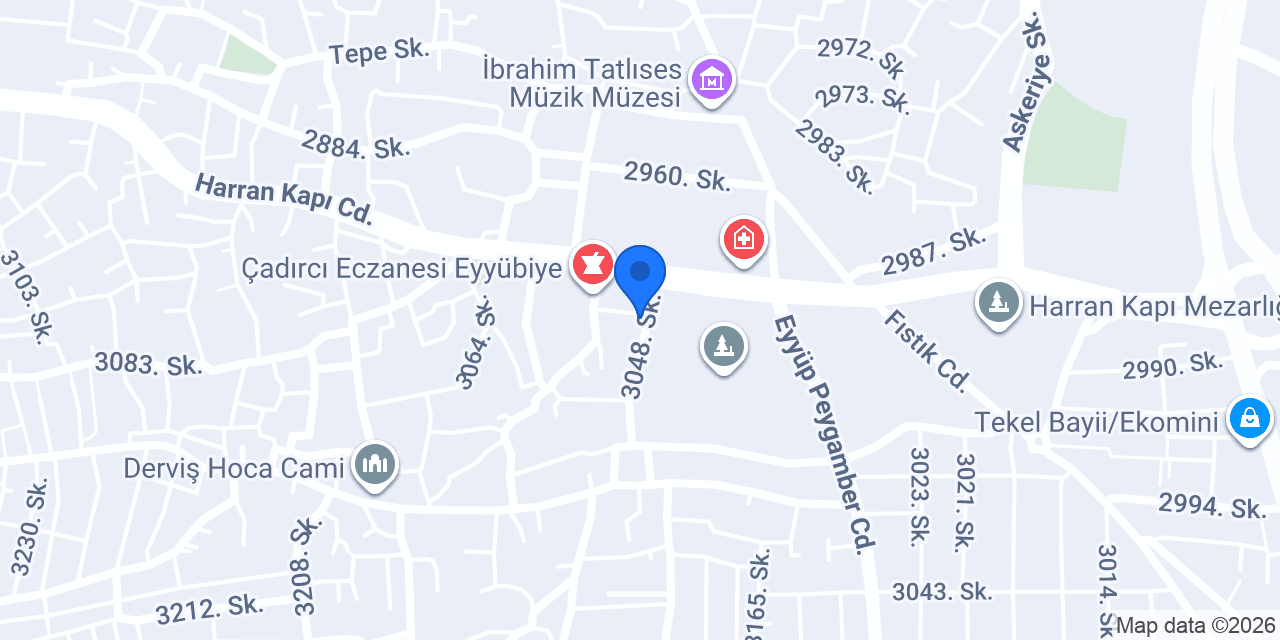 HARRAN KAPI Eczanesi konumu