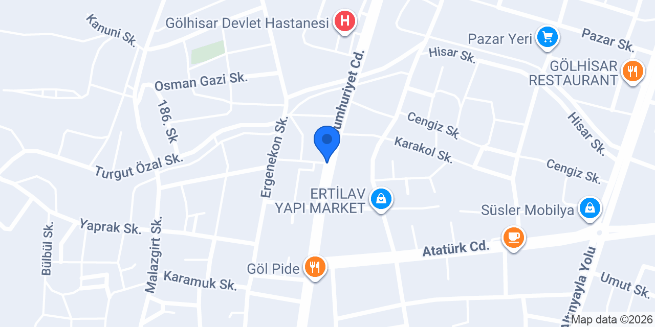 ÖZTÜRK & ARSLAN HUKUK BÜROSU konumu