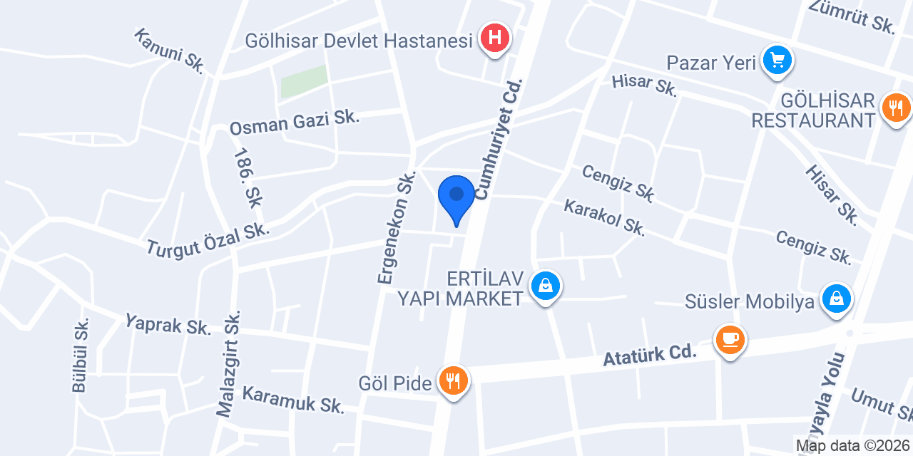 Pınar Ofset konumu