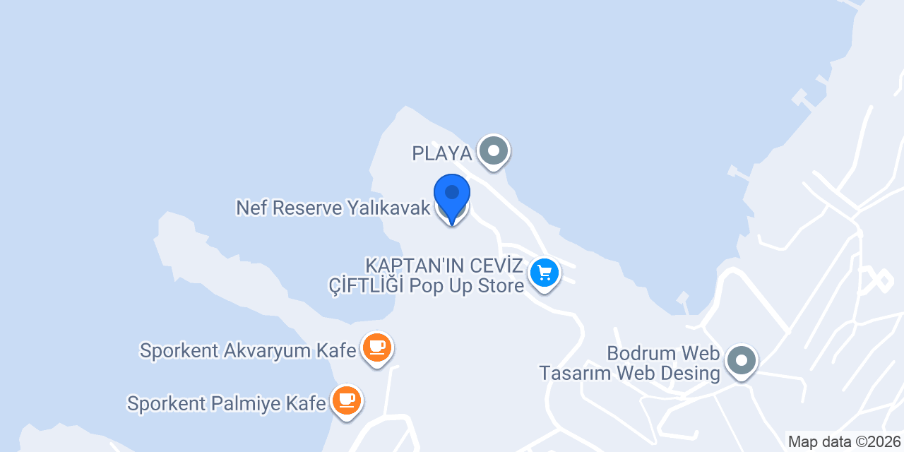 Nef Reserve Yalıkavak konumu
