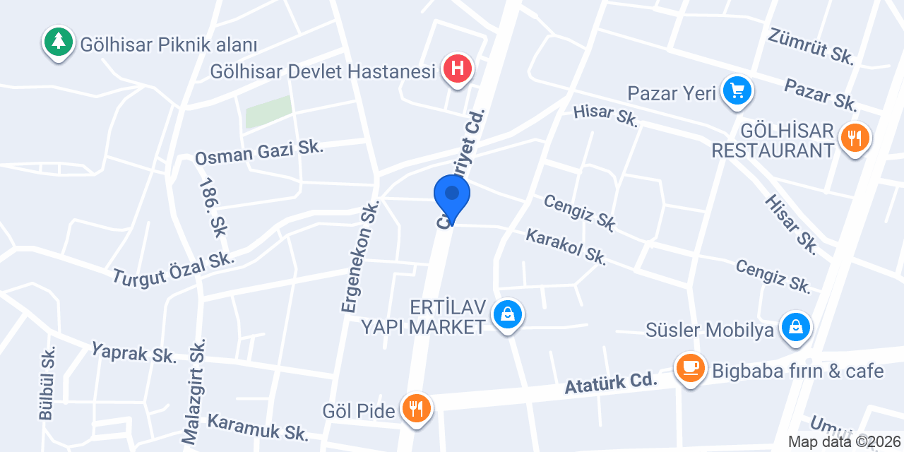 Poyraz Emlak konumu
