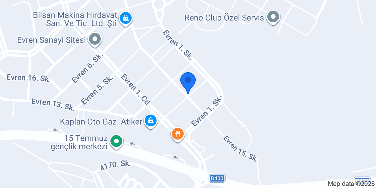 Atak Servis konumu