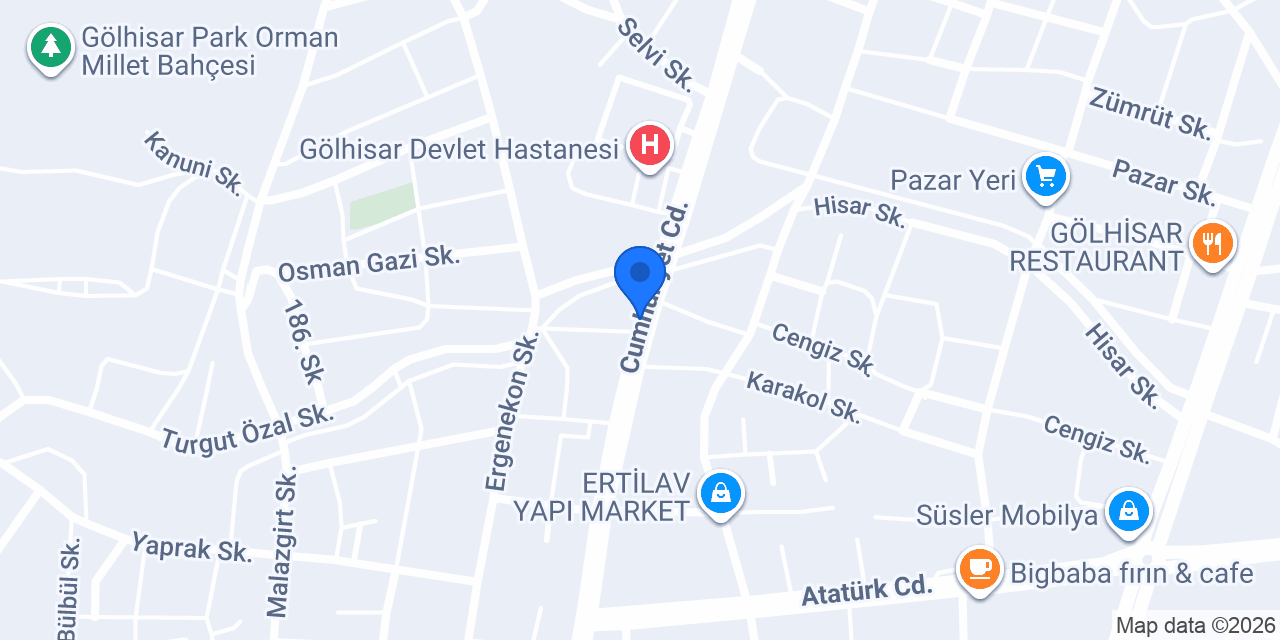 Yaşar Pastanesi konumu