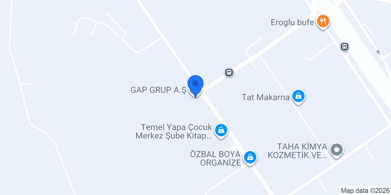 GAP GRUP A.Ş konumu