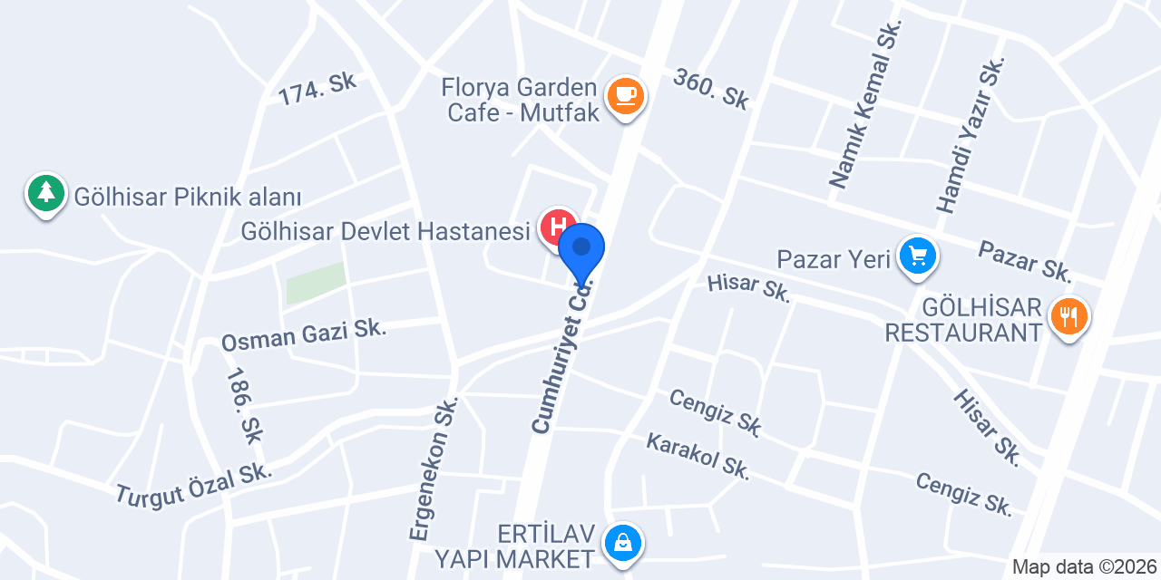 Öztan Optik konumu