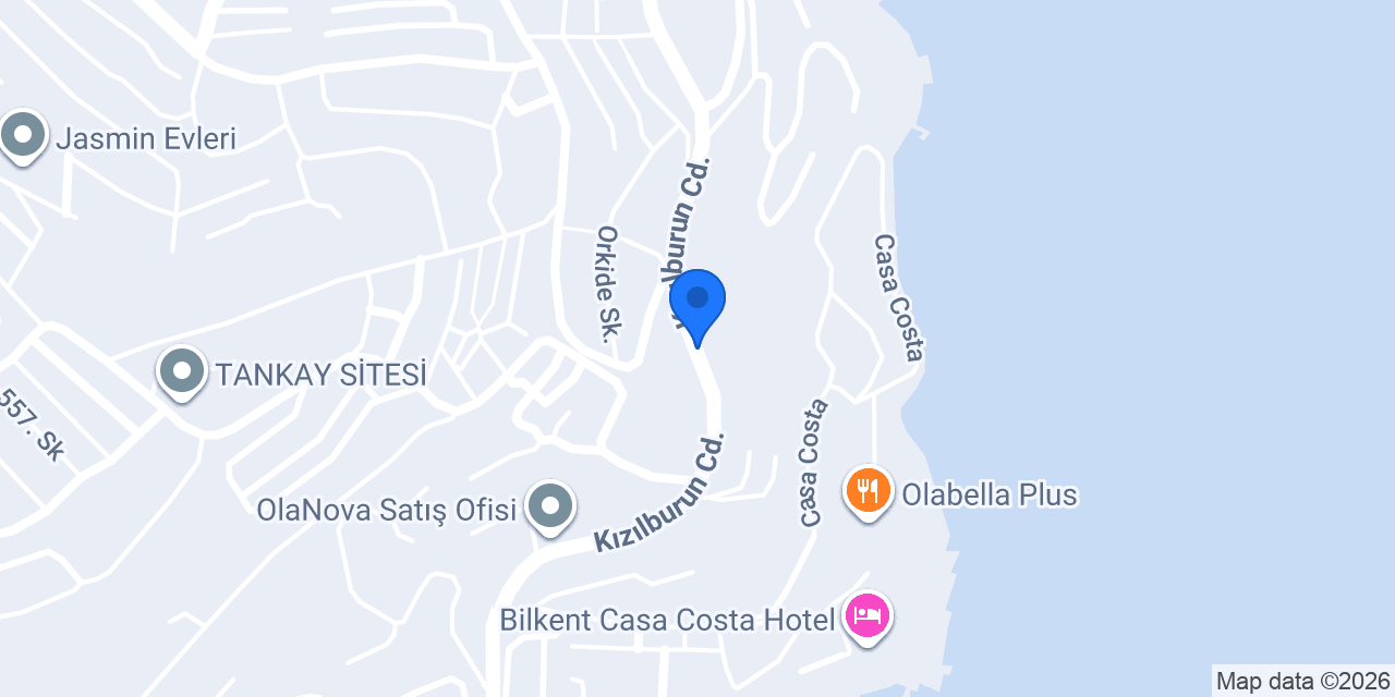 Halikarnas sokak lezzetleri konumu