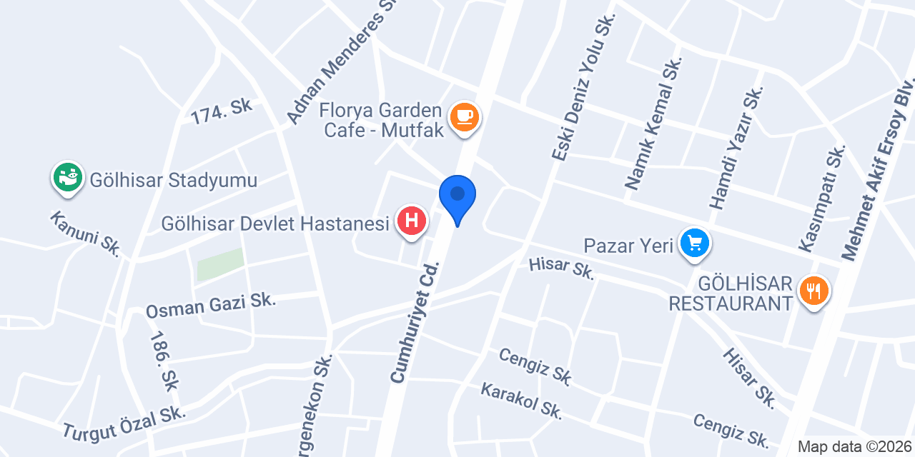 Yeni Eczane konumu