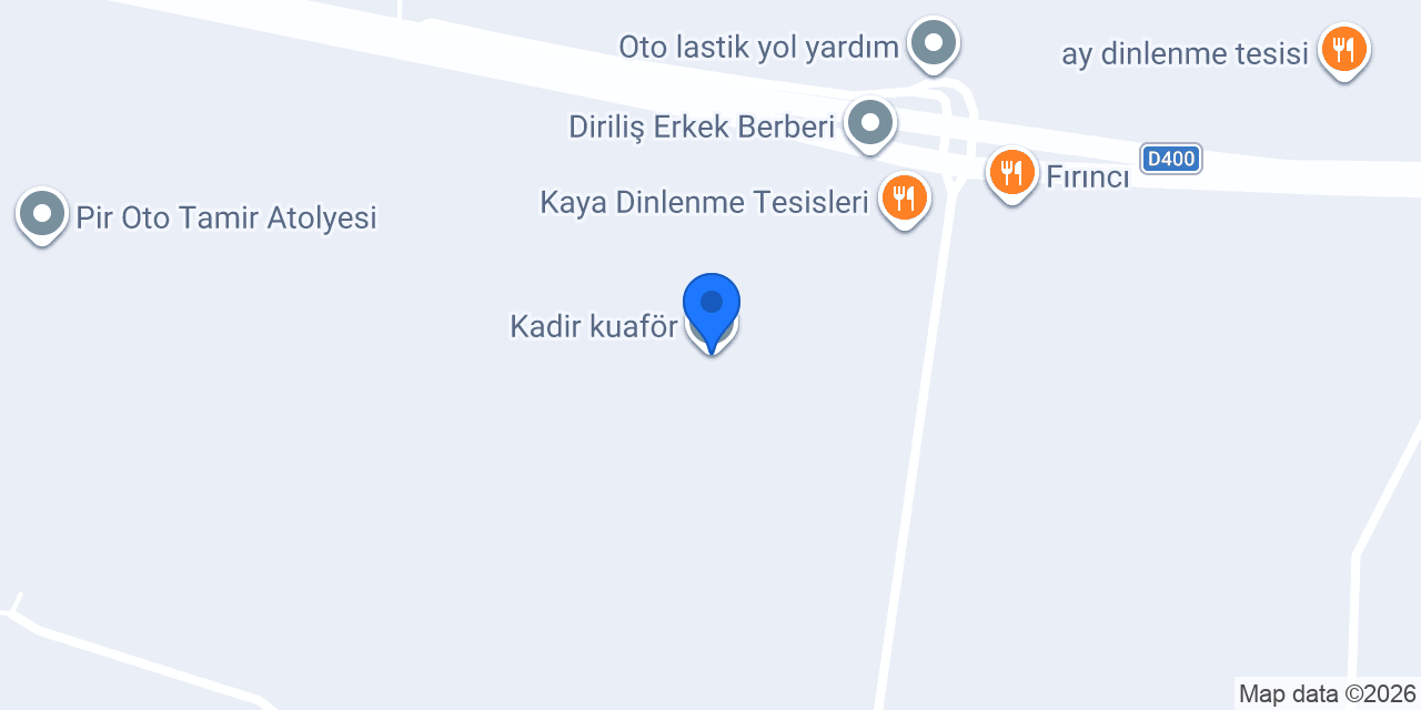 Kadir kuaför konumu