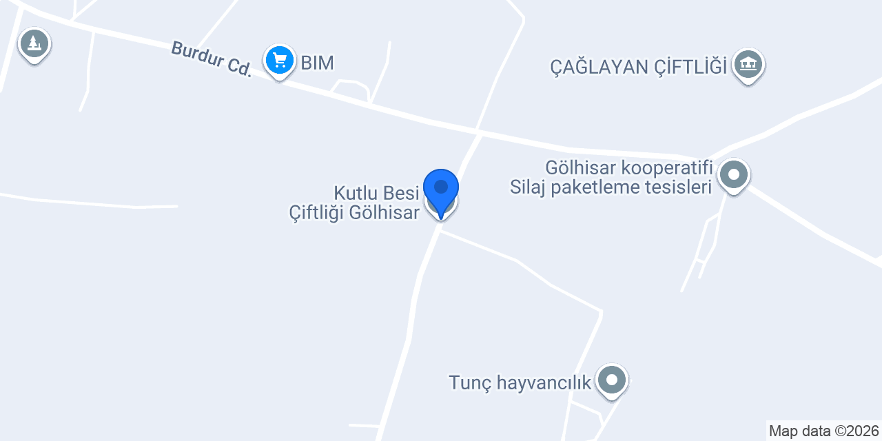 Kutlu Besi Çiftliği Gölhisar konumu