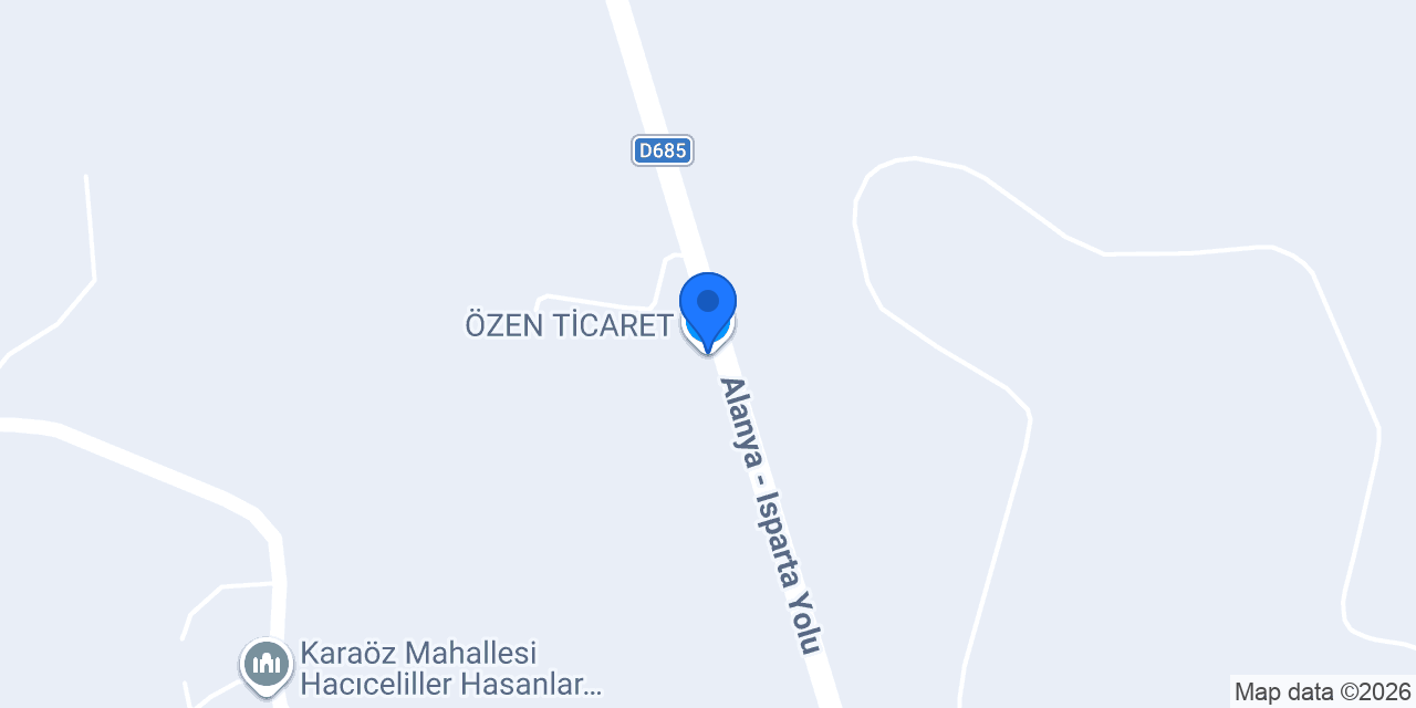 ÖZEN TİCARET konumu