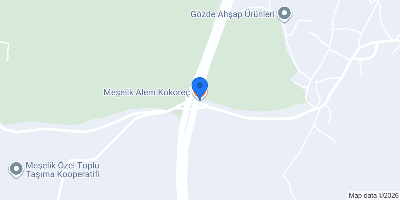 Meşelik Alem Kokoreç konumu