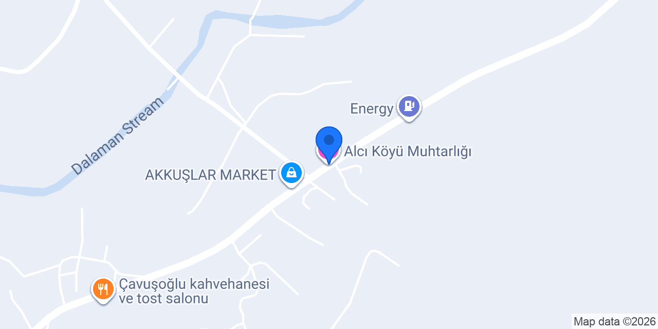 Alcı Köyü Muhtarlığı konumu
