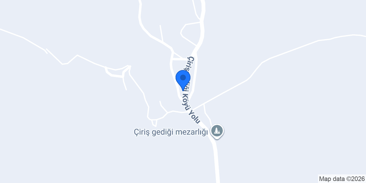 Çirişgediği İlköğretim Okulu konumu