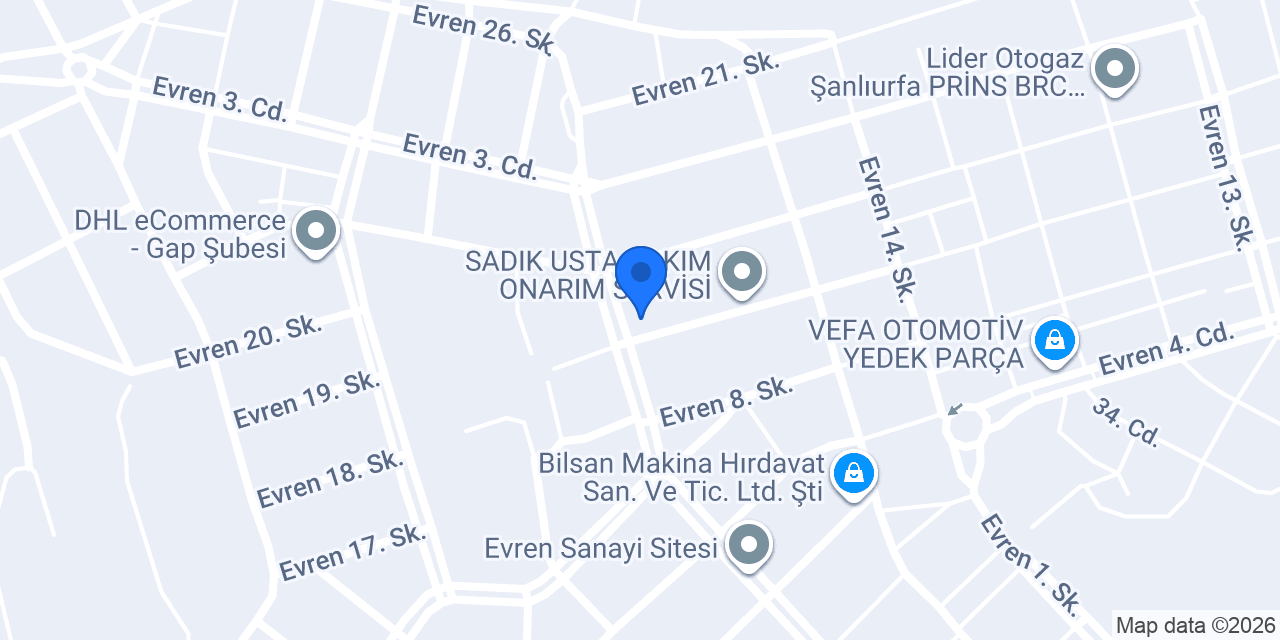 Subaşı Oto 3 konumu