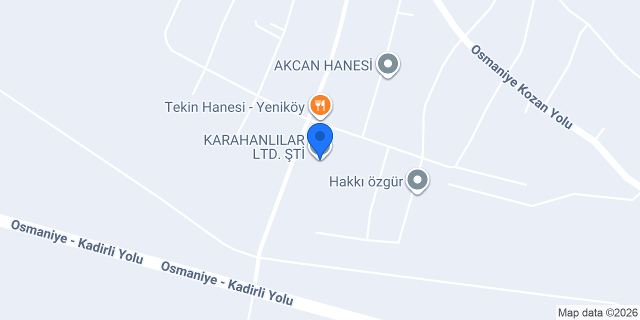 KARAHANLILAR LTD. ŞTİ. konumu