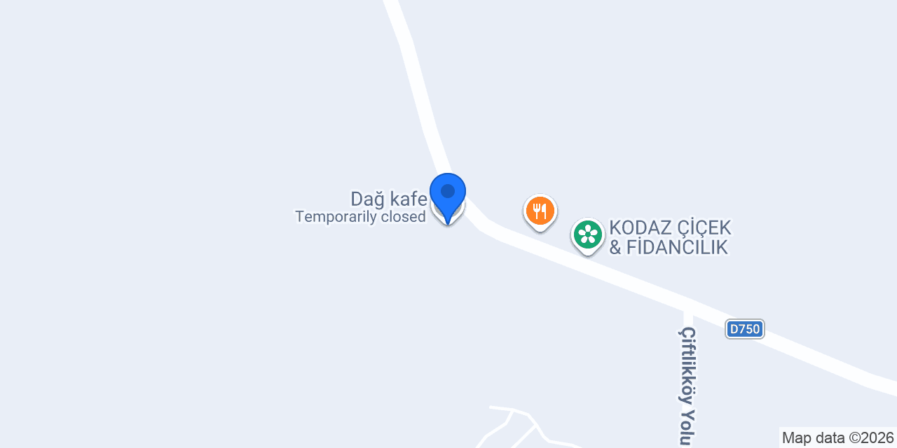 Dağ kafe konumu