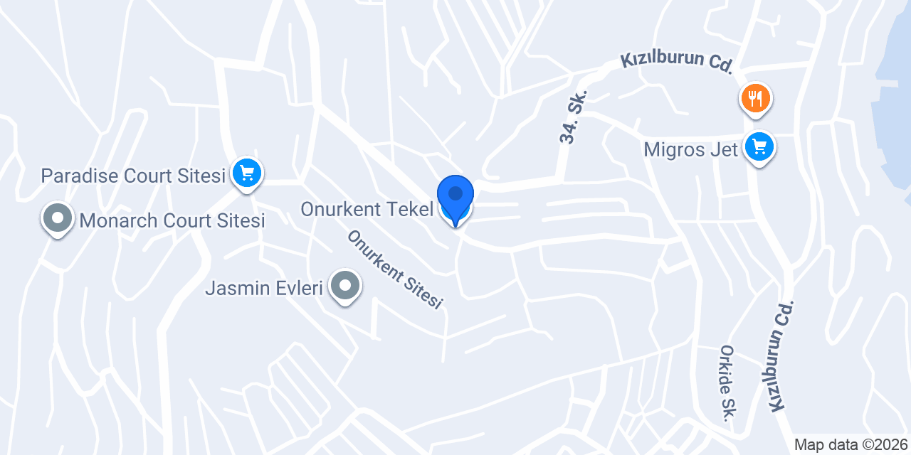 Onurkent Tekel konumu