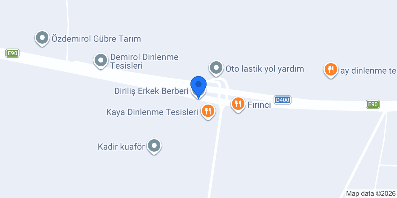 Diriliş Erkek Berberi konumu