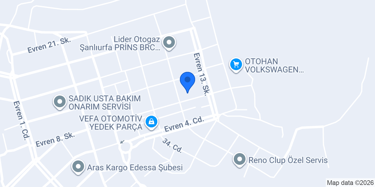 Kenanoğlu OTO konumu