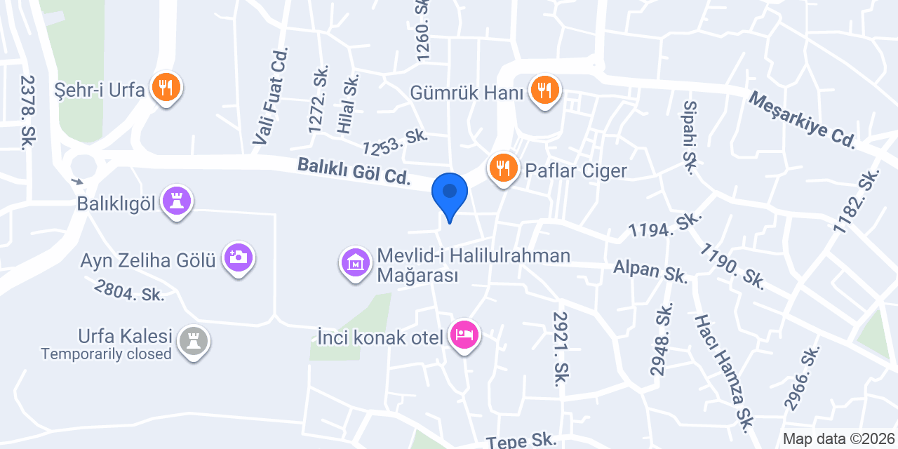 El Ruham İsot Şanlıurfa konumu