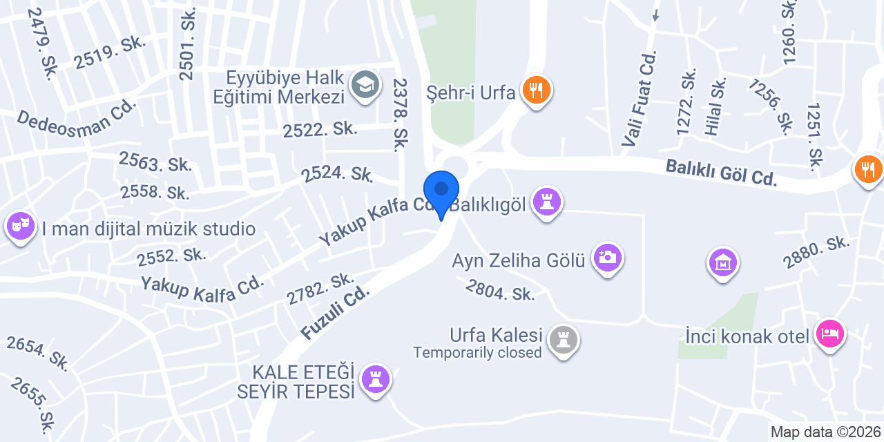 Balıklıgöl Konuk Evi konumu