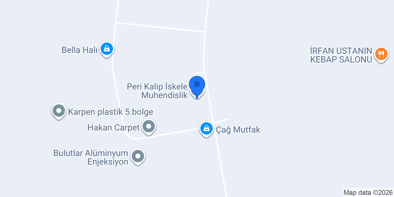Peri Kalip İskele Muhendislik konumu