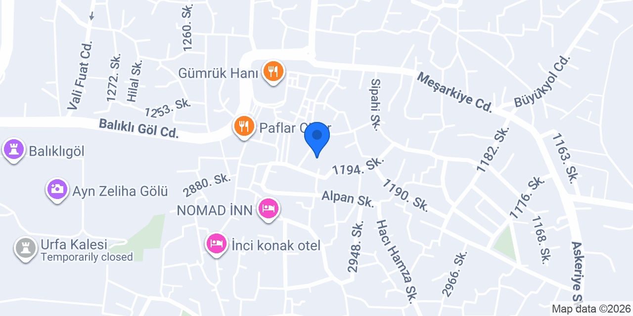 Ulu Terzi hanesi konumu