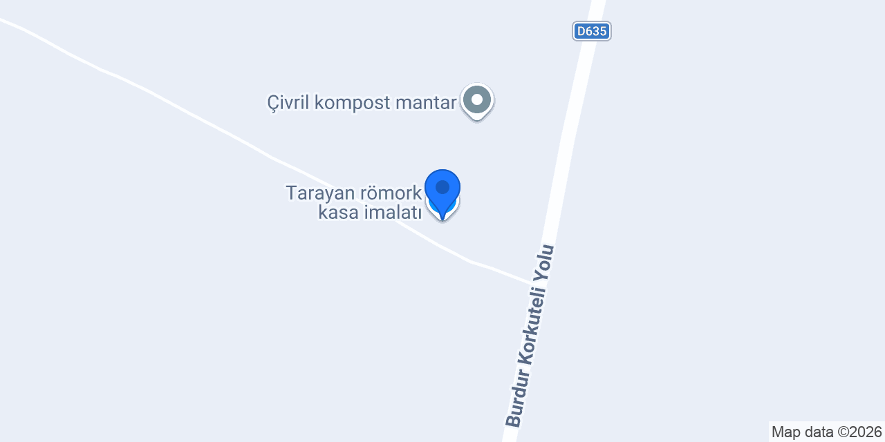 Tarayan römork kasa imalatı konumu