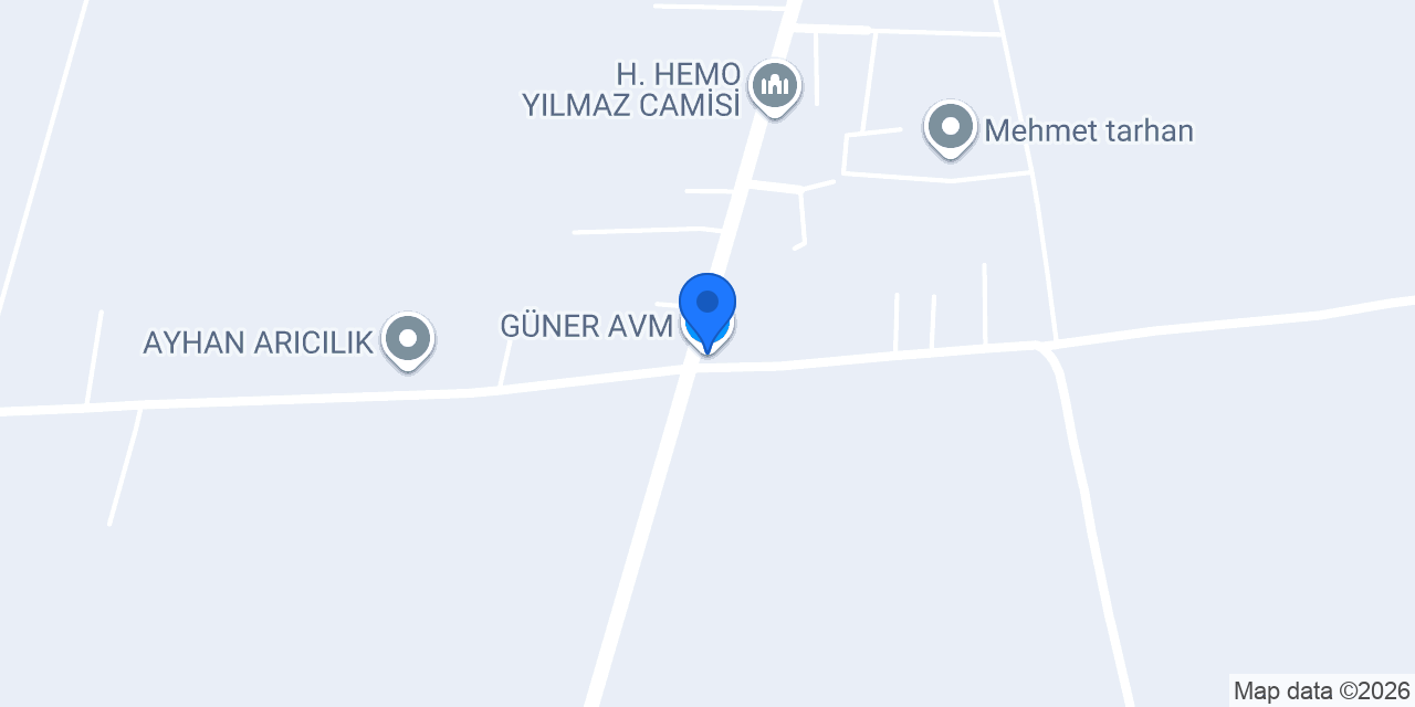 GÜNER AVM konumu