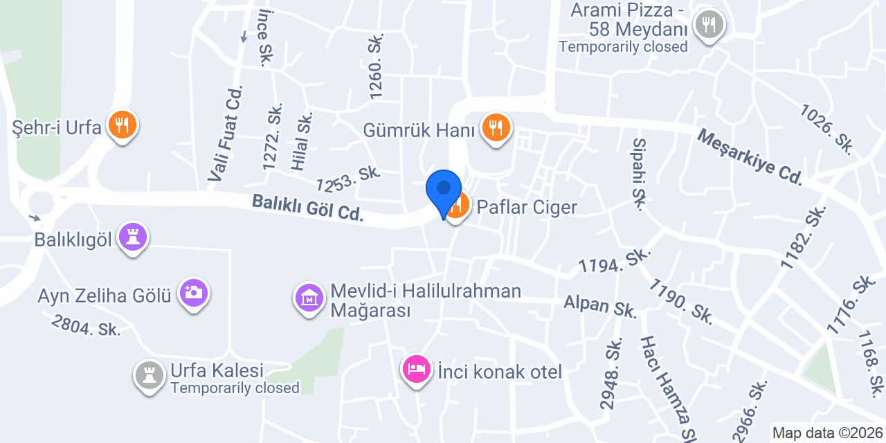 Ciğerci Kekonun Yeri konumu