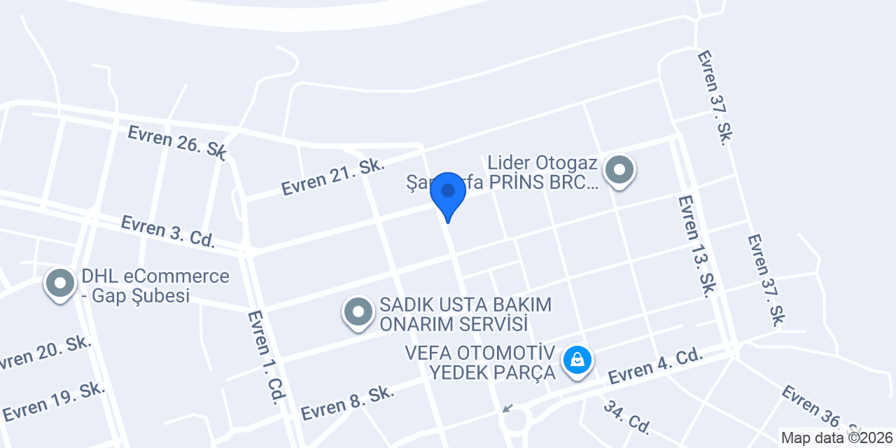 Güzeloğlu LPG dönüşüm konumu