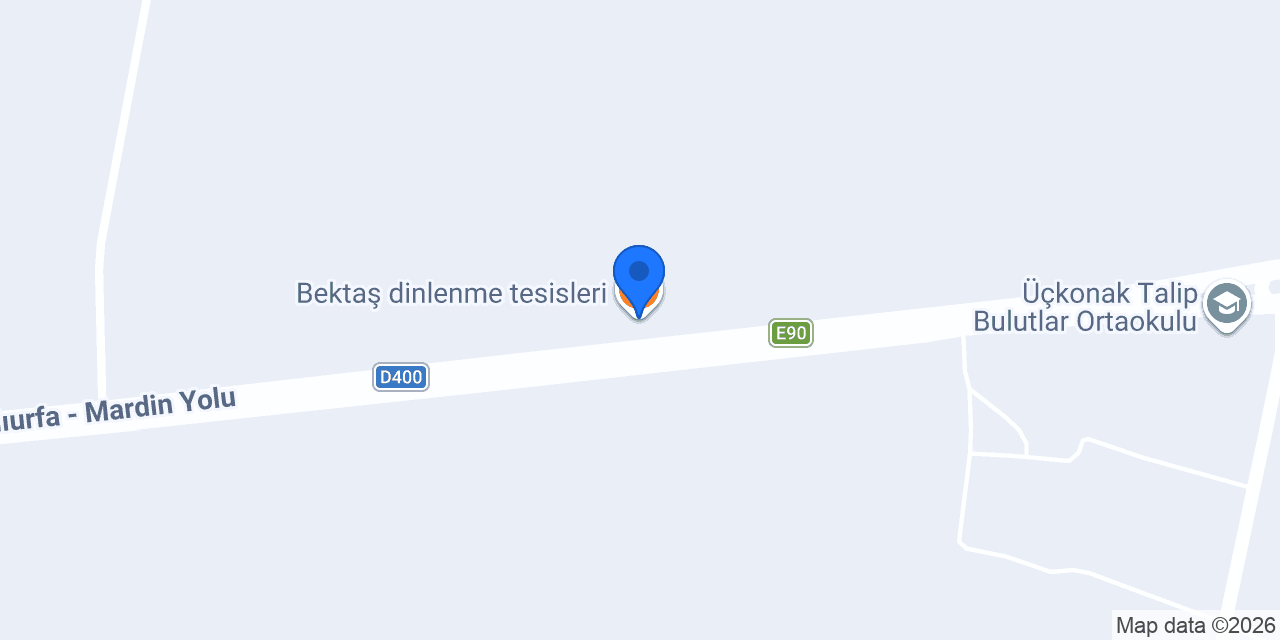 Bektaş dinlenme tesisleri konumu