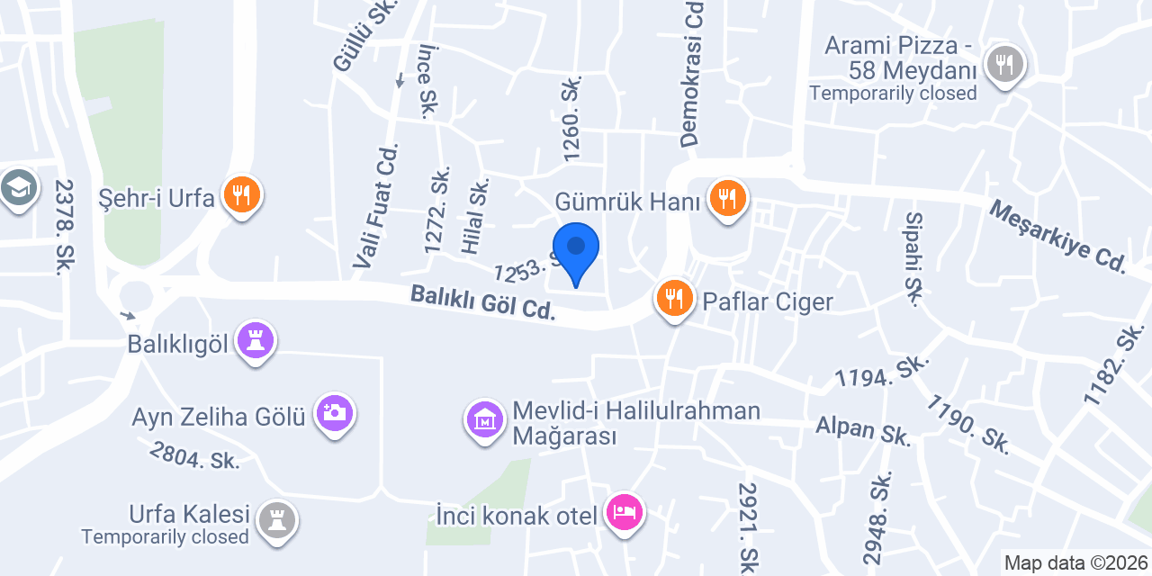 Halil ibrahim sofrası konumu