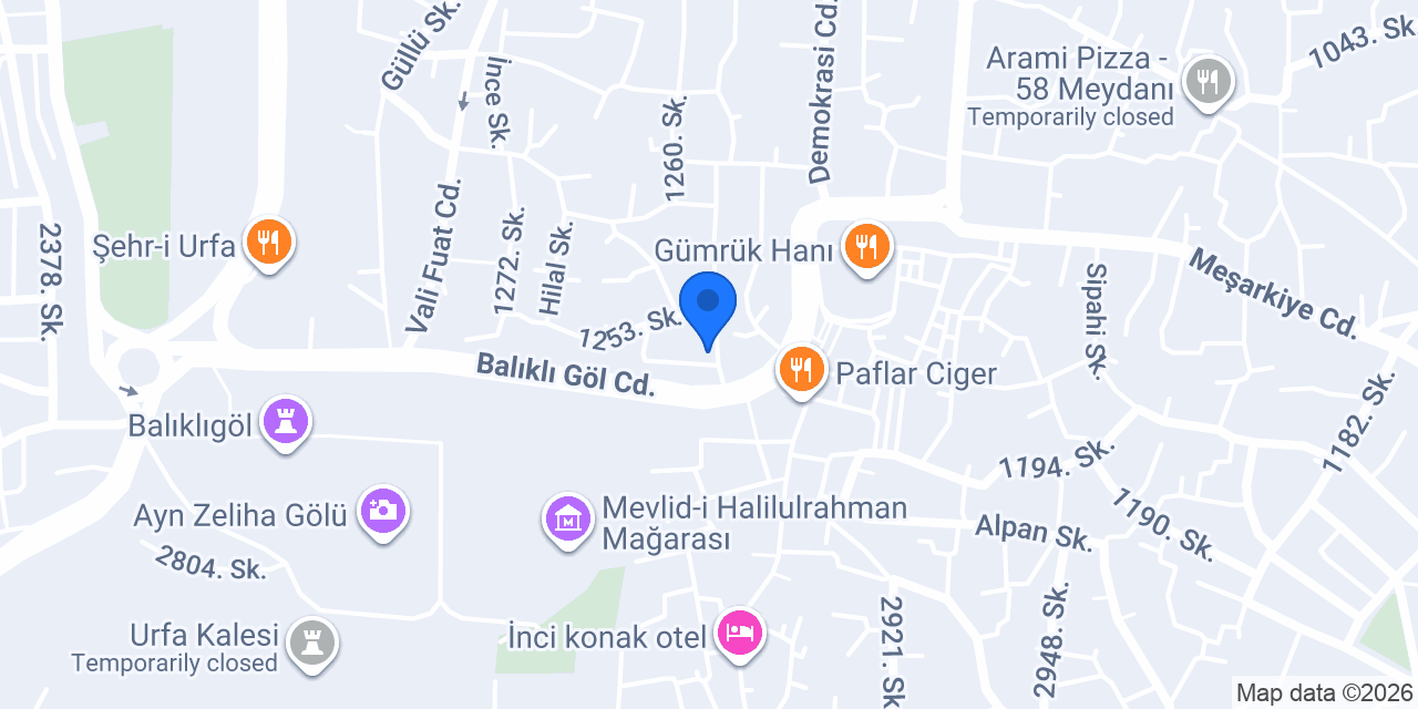 Cihangir Konağı Butik Otel konumu