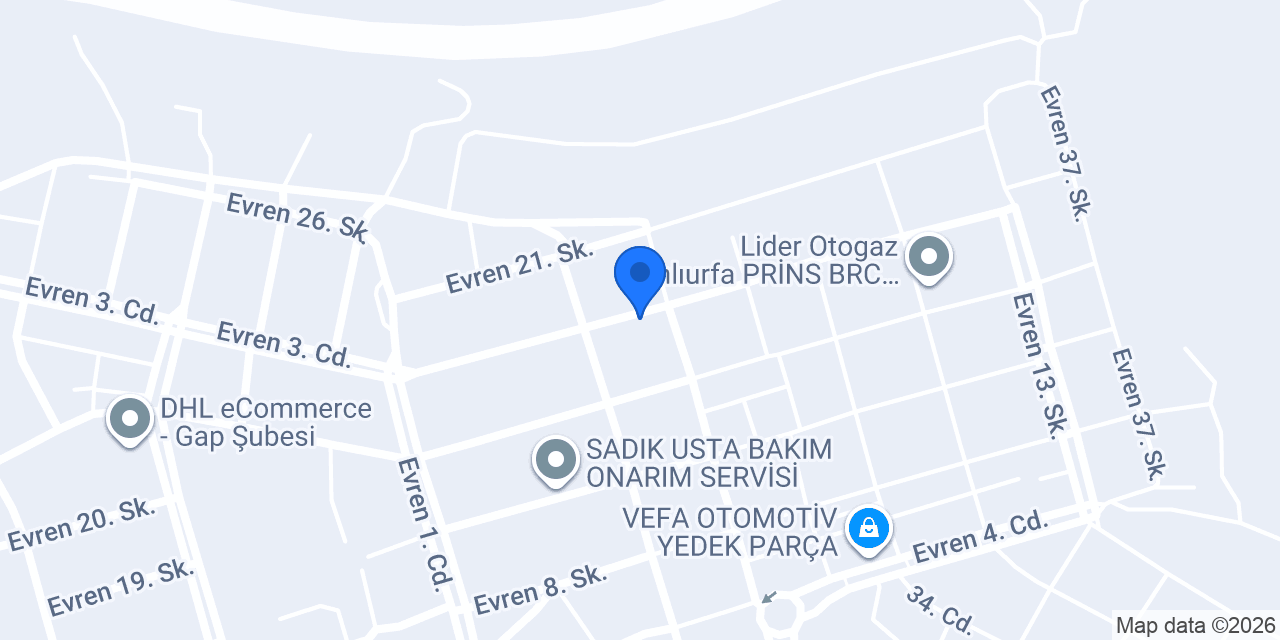 Öz İlgi Opel Servisi konumu