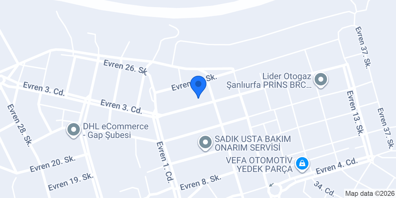 özdoğan otomotiv konumu
