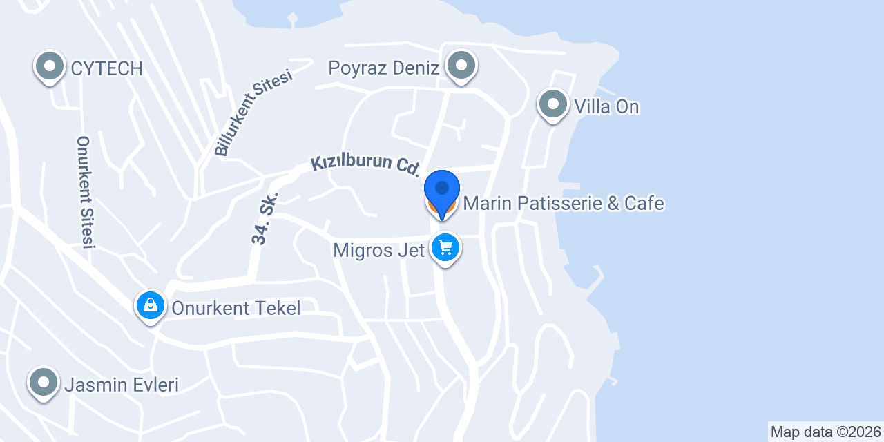 Marin Patisserie & Cafe konumu