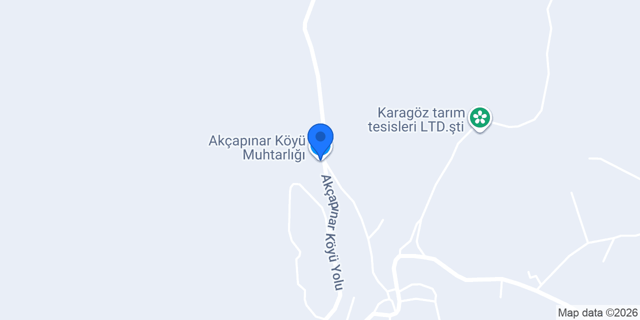 Akçapınar İlköğretim Okulu konumu