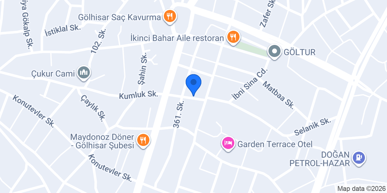 Özbıçak İnşaat Emlak konumu