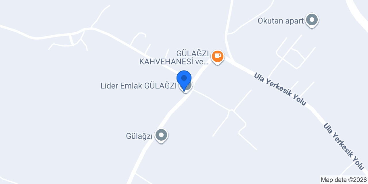 Lider Emlak GÜLAĞZI konumu
